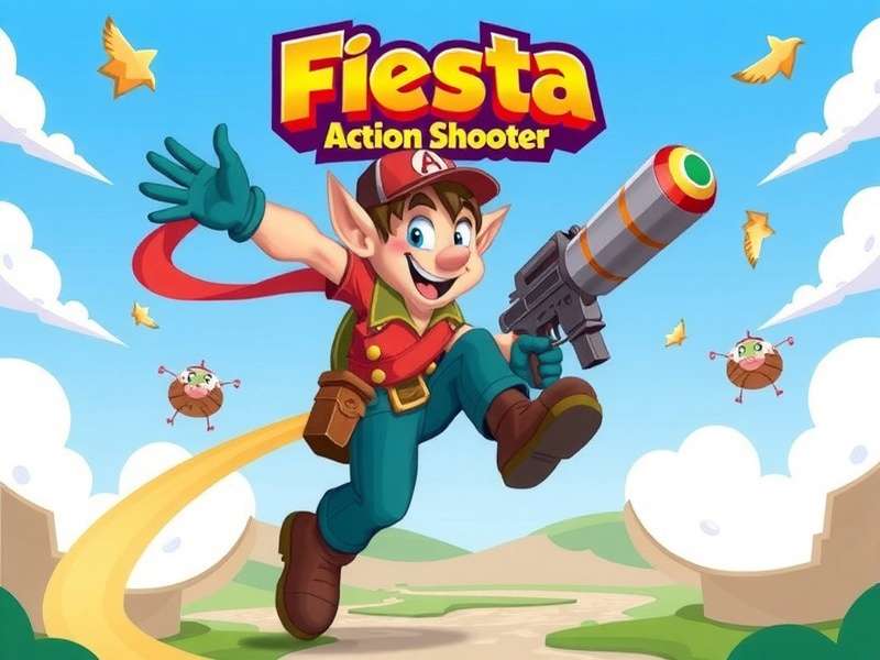 Fiesta Action Shooter Official Artwork Fiesta Action Shooter Game Banner